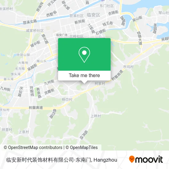 临安新时代装饰材料有限公司-东南门 map