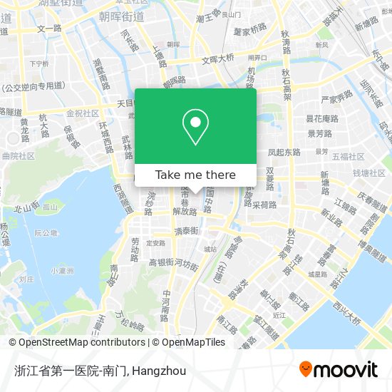 浙江省第一医院-南门 map