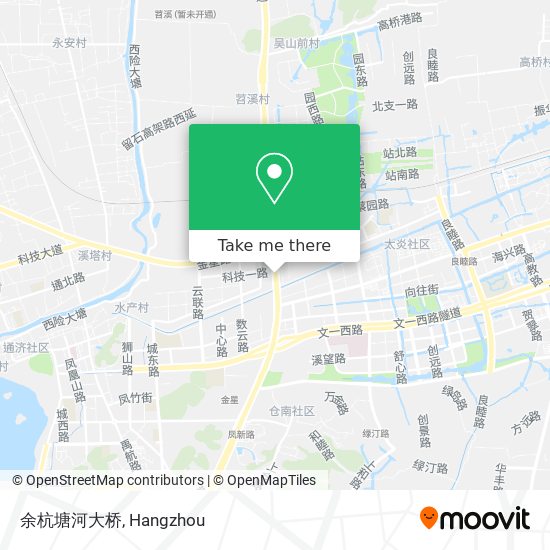 余杭塘河大桥 map