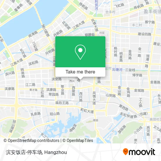 滨安饭店-停车场 map