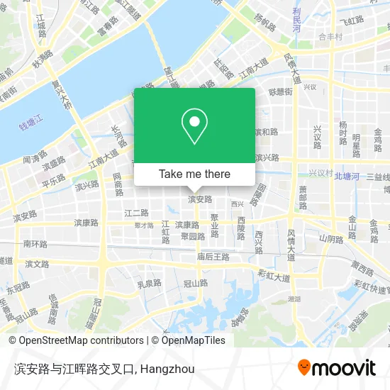 滨安路与江晖路交叉口 map