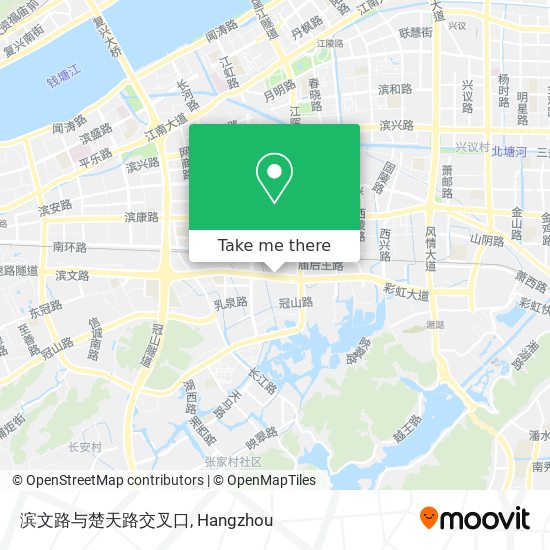 滨文路与楚天路交叉口 map