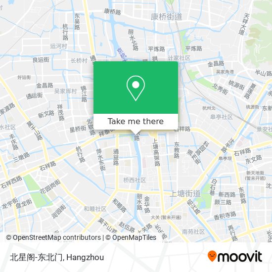 北星阁-东北门 map