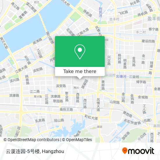 云厦连园-5号楼 map
