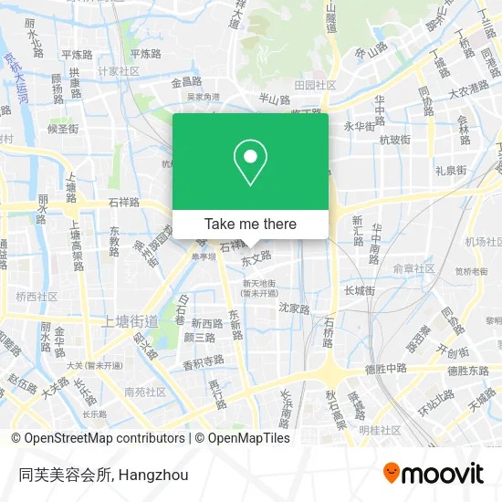 同芙美容会所 map