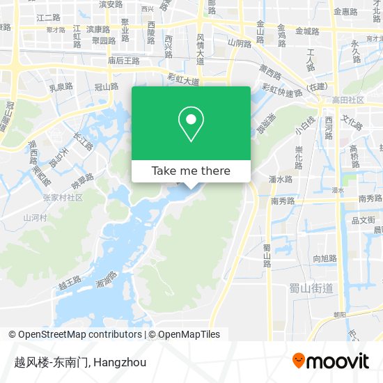 越风楼-东南门 map