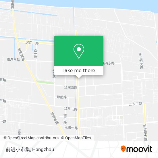 前进小市集 map