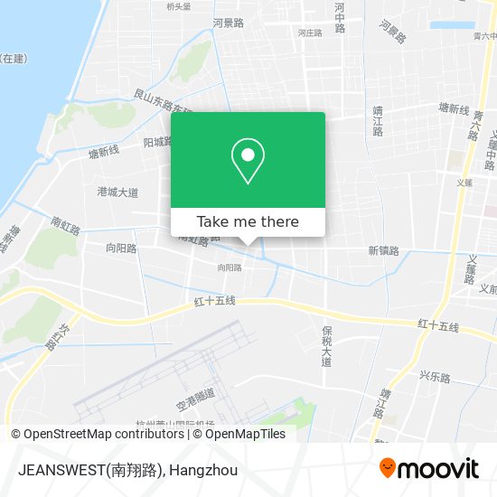 JEANSWEST(南翔路) map