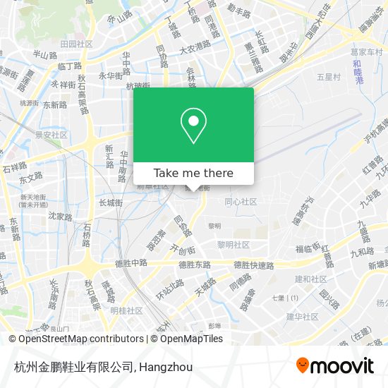 杭州金鹏鞋业有限公司 map