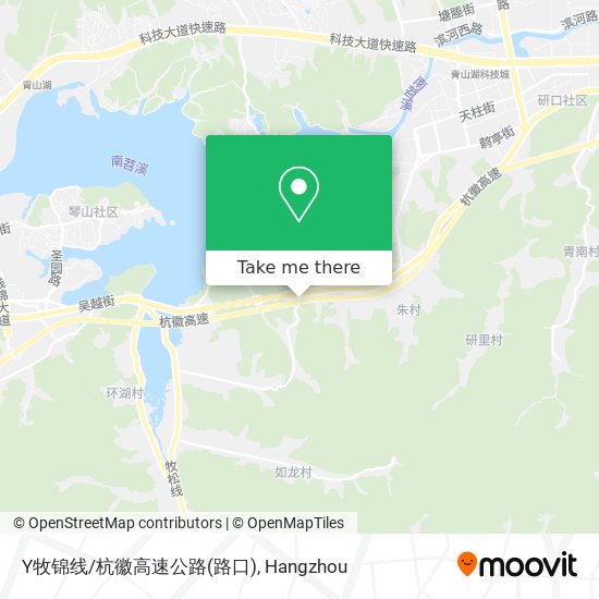 Y牧锦线/杭徽高速公路(路口) map