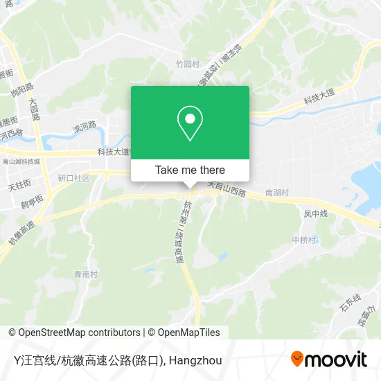 Y汪宫线/杭徽高速公路(路口) map