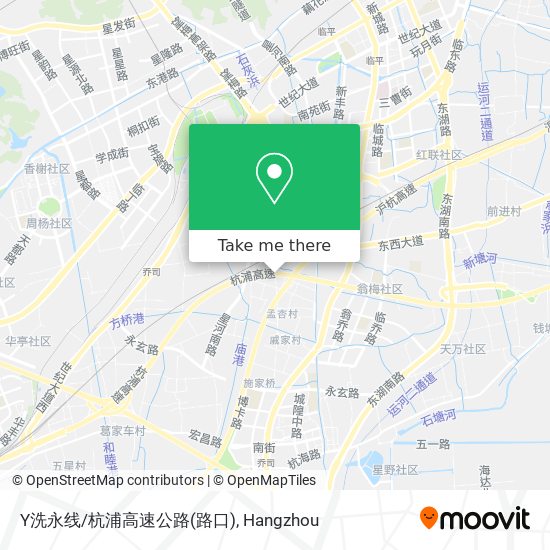 Y洗永线/杭浦高速公路(路口) map