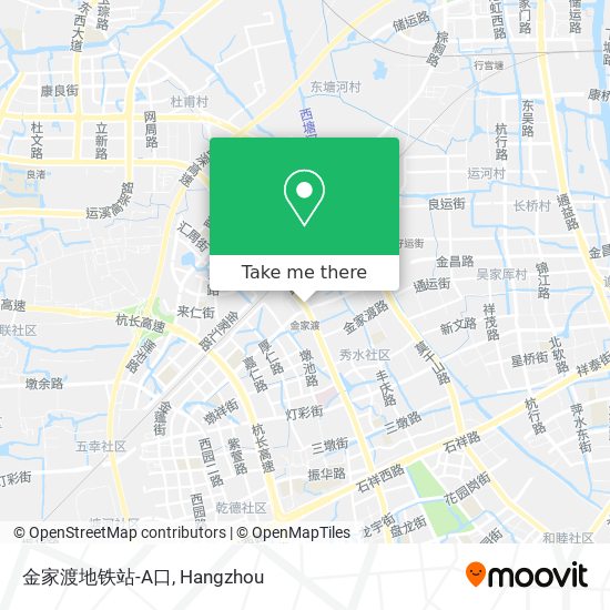 金家渡地铁站-A口 map