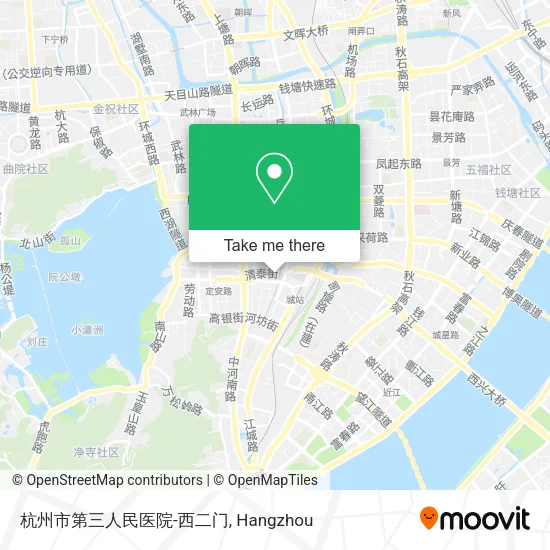 杭州市第三人民医院-西二门 map