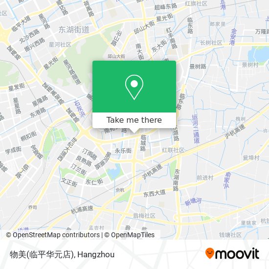 物美(临平华元店) map