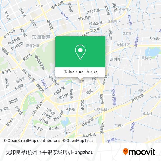 无印良品(杭州临平银泰城店) map