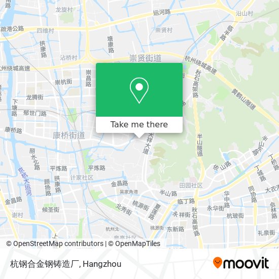 杭钢合金钢铸造厂 map