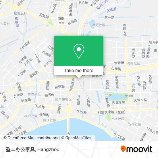 盈丰办公家具 map