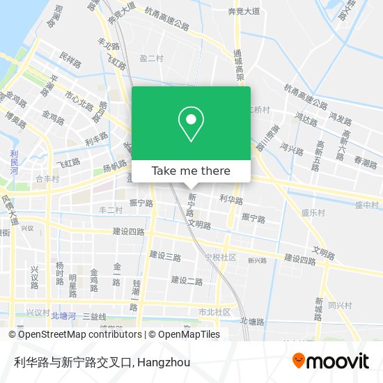 利华路与新宁路交叉口 map
