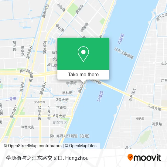 学源街与之江东路交叉口 map