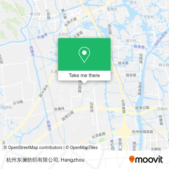 杭州东澜纺织有限公司 map