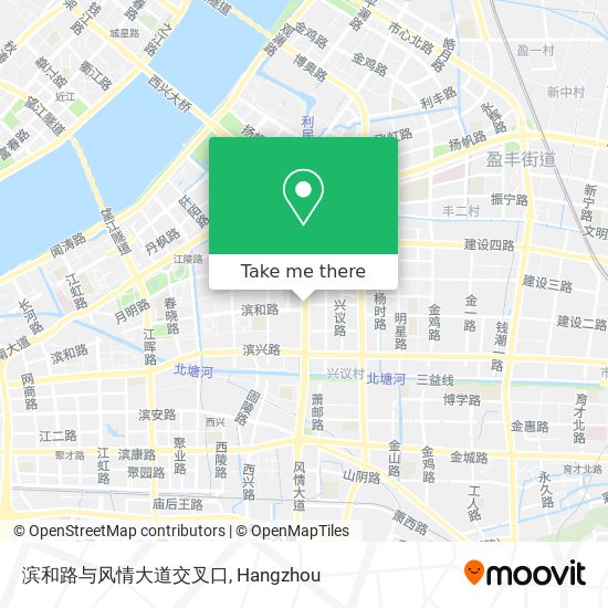 滨和路与风情大道交叉口 map