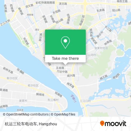 杭运三轮车电动车 map