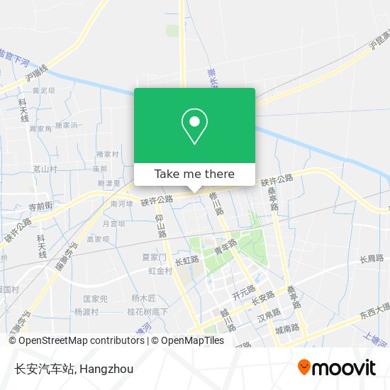 长安汽车站 map