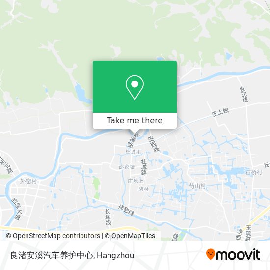 良渚安溪汽车养护中心 map