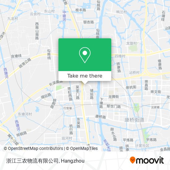 浙江三农物流有限公司 map
