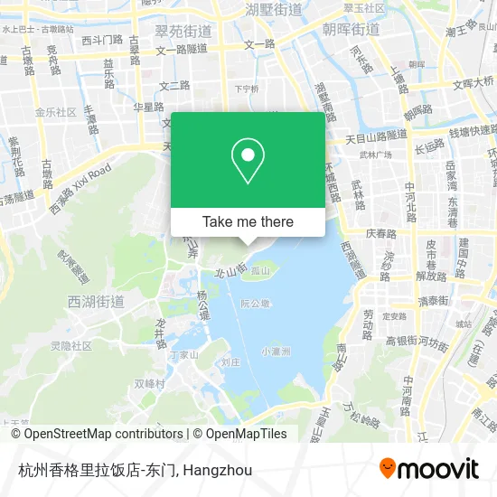 杭州香格里拉饭店-东门 map