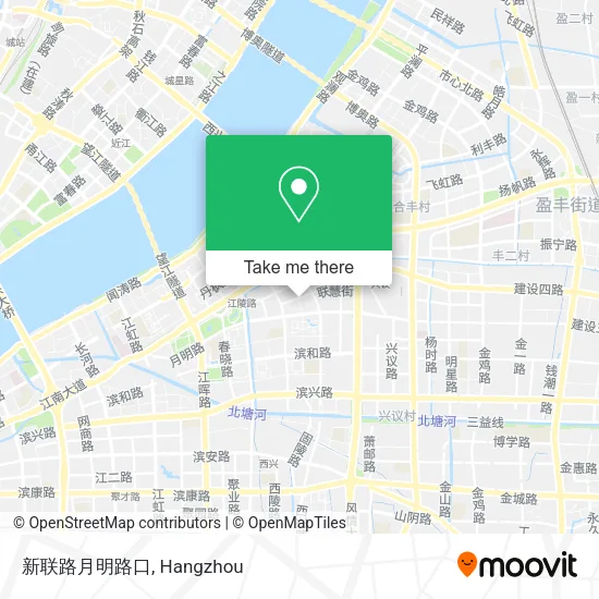 新联路月明路口 map