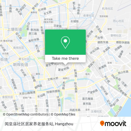 闻皇庙社区居家养老服务站 map