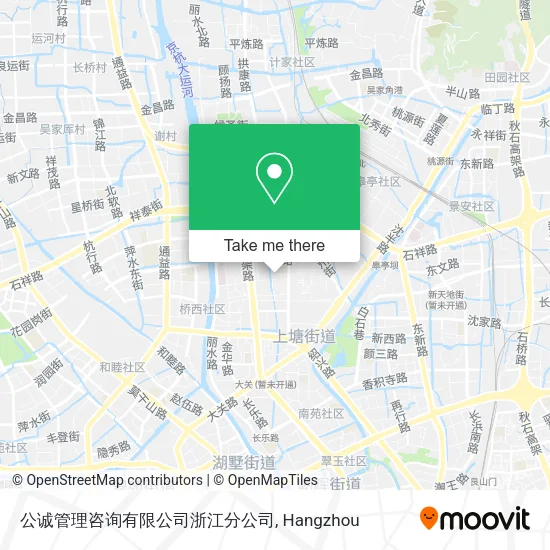 公诚管理咨询有限公司浙江分公司 map