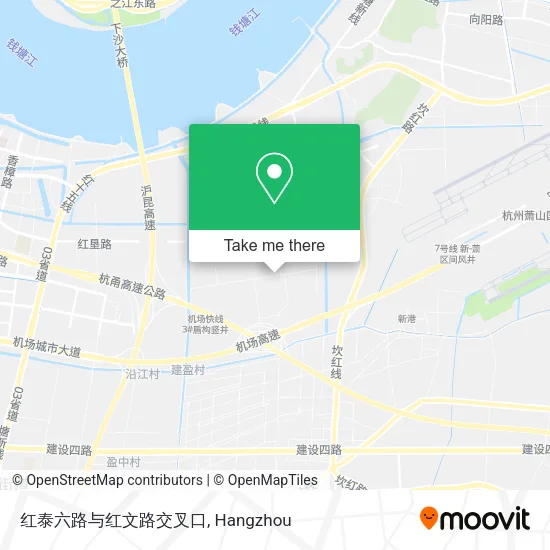 红泰六路与红文路交叉口 map