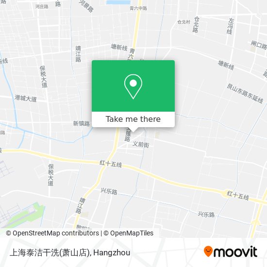上海泰洁干洗(萧山店) map