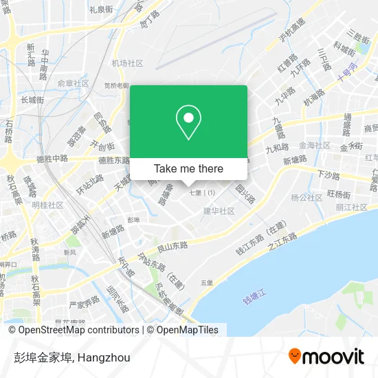 彭埠金家埠 map