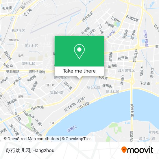 彭行幼儿园 map