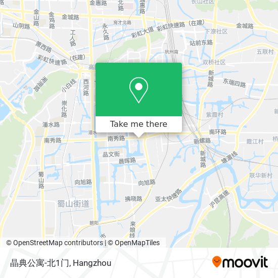 晶典公寓-北1门 map