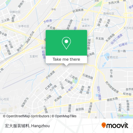宏大服装辅料 map