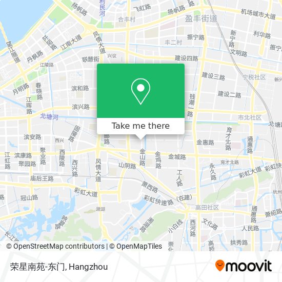 荣星南苑-东门 map