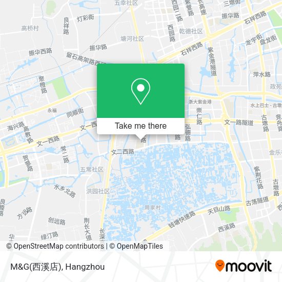 M&G(西溪店) map