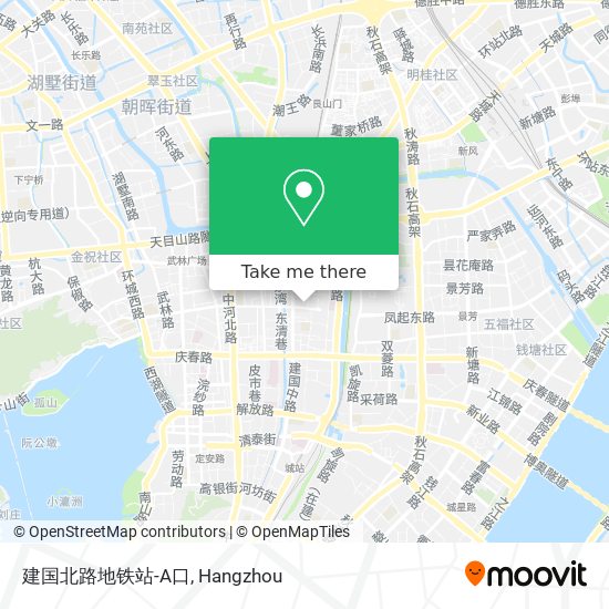 建国北路地铁站-A口 map