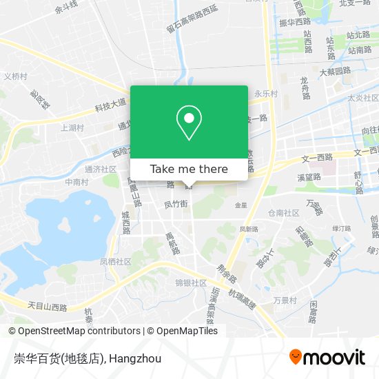 崇华百货(地毯店) map