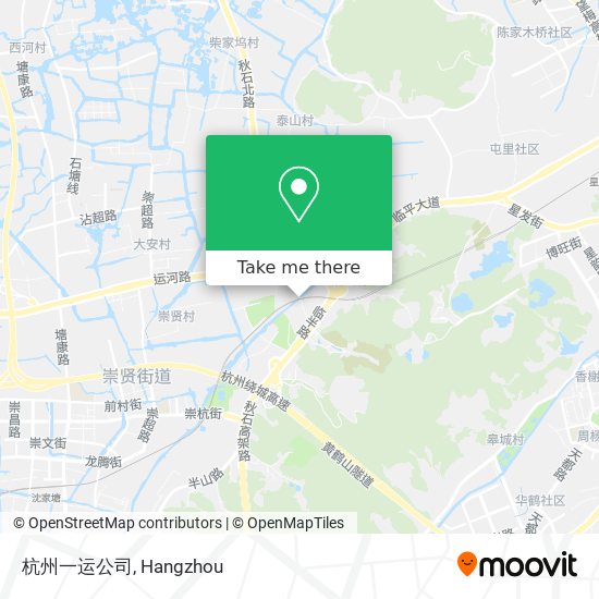 杭州一运公司 map