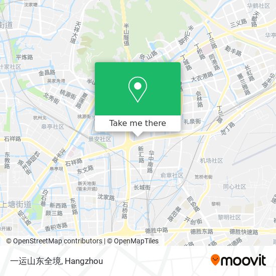 一运山东全境 map