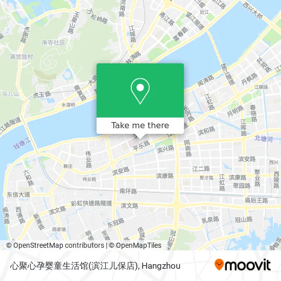 心聚心孕婴童生活馆(滨江儿保店) map