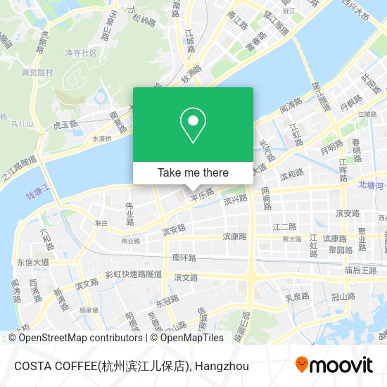 COSTA COFFEE(杭州滨江儿保店) map