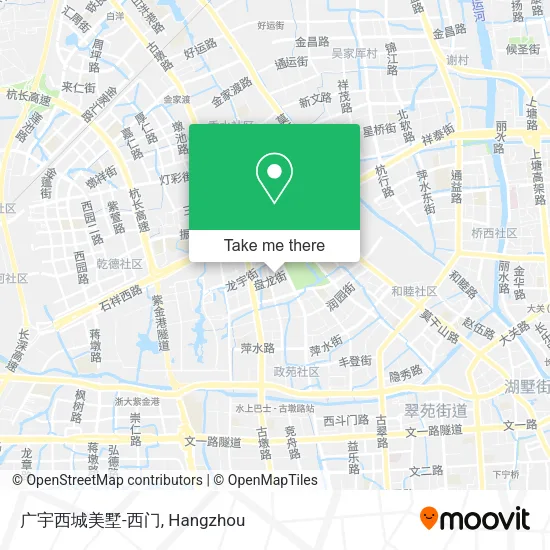 广宇西城美墅-西门 map