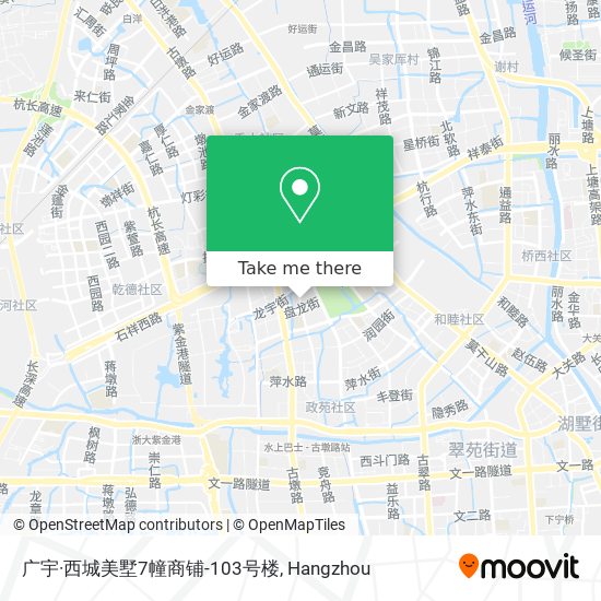 广宇·西城美墅7幢商铺-103号楼 map